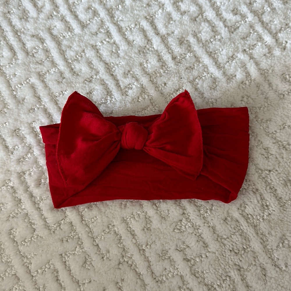 BabyBling KNOT headband - color: Cherry